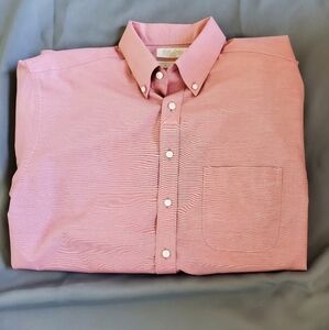 Roundtree & Yorke Men's Rose Button-Down Shirt